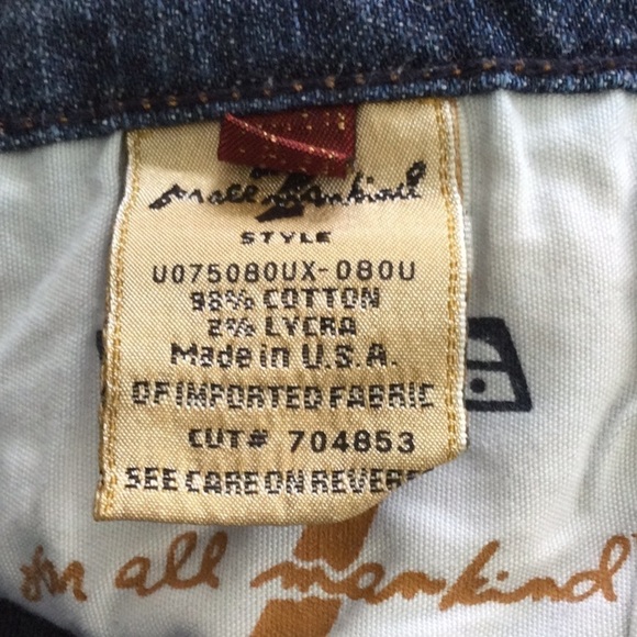 7 for All Mankind Denim Women's Jeans Boot Cut Size 26 decorative pockets.  #223 - Picture 7 of 9